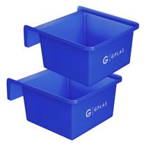 Kit 2 Cochos para Animal 15L Azul Gplas Kit 2 Cochos para Animal 15L Azul Gplas