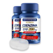 Kit 2 Coenzima Q10 200mg Catarinense 30 Cápsulas + Porta Cápsulas