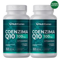 Kit 2 Coenzima Q10 500 Mg 60 Caps - Nutrigenes Kit 2 Coenzima Q10 500 Mg 60 Caps - Nutrigenes