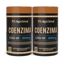 Kit 2 Coenzima Q10 60 cápsulas 200mg Fitoprime