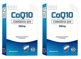Kit 2 Coenzima Q10 60 Capsulas Herbamed