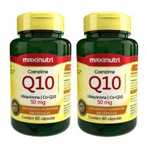 Kit 2 Coenzima Q10 Nutriente Essencial 50mg 60 Capsulas Kit 2 Coenzima Q10 Nutriente Essencial 50mg 60 Capsulas