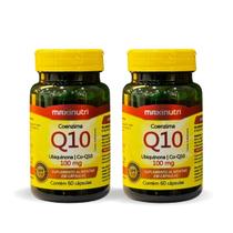 Kit 2 Coenzima Q10 Ubiquinona 100mg 60 Cápsulas Maxinutri Kit 2 Coenzima Q10 Ubiquinona 100mg 60 Cápsulas Maxinutri