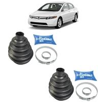 Kit 2 Coifas Da Homocinética Lado Roda Honda New Civic 1.8 06/11 Kit 2 Coifas Da Homocinética Lado Roda Honda New Civic 1.8 06/11