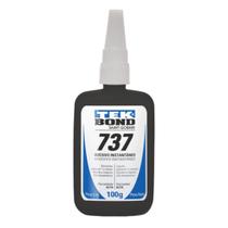 Kit 2 Cola Adesivo Alta Viscosidade Borracha 737 Tekbond