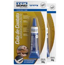 Kit 2 Cola Contato Alto Desempenho Tek Bond 30g Extra Forte