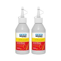 Kit 2 Cola de silicone para artesanato Tek Bond transparente 100ml