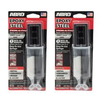 Kit 2 Cola Epoxi Titanium Rachaduras Trincas Metalicas Abro Steel