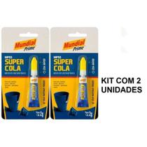 Kit 2 Cola Instantânea Mp93 Cartela 2g Mundial Prime Artesanato, Pequenos Reparos, Consertos e Mais Kit 2 Cola Instantânea Mp93 Cartela 2g Mundial Prime Artesanato, Pequenos Reparos, Consertos e Mais