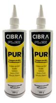 Kit 2 Cola Madeira Alta Resistência Pur Cibra Flex Incolor Kit 2 Cola Madeira Alta Resistência Pur Cibra Flex Incolor