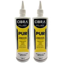 Kit 2 Cola Madeira PUR Incolor Alta Resistência Cibra Flex Kit 2 Cola Madeira PUR Incolor Alta Resistência Cibra Flex