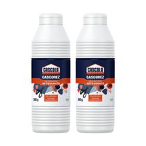 Kit 2 Cola para artesanato multiuso Cascorez 500g branca