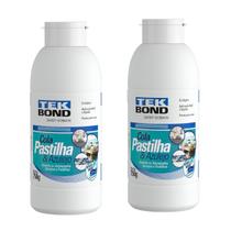 Kit 2 Cola Pastilha Mosaico Pisos e Azulejo Tekbond 750g
