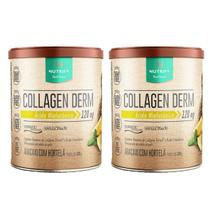 Kit 2 Colágeno Collagen Derm Ácido Hialurônico Abacaxi Com Hortelã 330g Nutrify