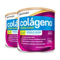 Kit 2 Colágeno Hidrolisado 2 em 1 Maxinutri 250g Amora