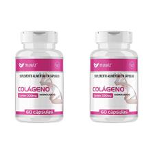 Kit 2 Colágeno Hidrolisado 60 Cápsulas - Muwiz