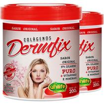 Kit 2 Colágeno Hidrolisado Dermix 200g em pó Unilife Kit 2 Colágeno Hidrolisado Dermix 200g em pó Unilife