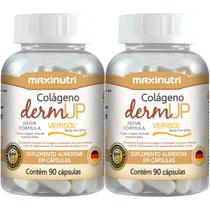 Kit 2 Colágeno Hidrolisado Dermup Verisol 90 Cápsulas Maxinutri