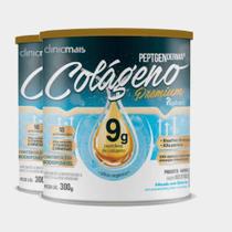Kit 2 Colágeno Hidrolisado Premium 9g Clinic Mais 300g Neutro