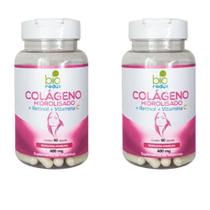 Kit 2 Colágeno Hidrolisado (+ Retinol + Vitamina C) 60 Cápsulas 400mg Kit 2 Colágeno Hidrolisado (+ Retinol + Vitamina C) 60 Cápsulas 400mg