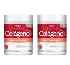 Kit 2 Colágeno Hidrolisado Verisol + Mix De Vitaminas Frutas Vermelhas 240g