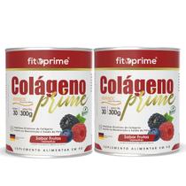 Kit 2 Colágeno Hidrolisado Verisol Prime com Vitaminas e Minerais sabor Frutas Vermelhas 300mg Fitoprime