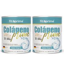 Kit 2 Colágeno Hidrolisado Verisol Prime com Vitaminas e Minerais sabor Original 300G Fitoprime