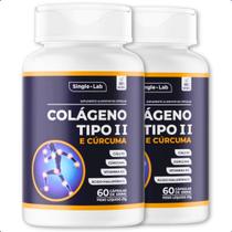 Kit 2 Colágeno Tipo 2 + Ácido Hialurônico Cálcio Vitamina k2 Cápsulas