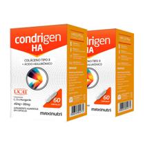 Kit 2 Colágeno Tipo 2 Condrigen H.A Ácido Hialurônico 60 Cap