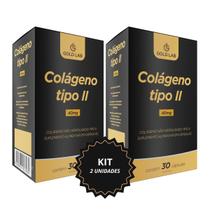 Kit 2 COLAGENO TIPO II 40MG C/30 CAPS GOLD LAB Kit 2 COLAGENO TIPO II 40MG C/30 CAPS GOLD LAB