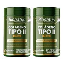 KIT 2 Colágeno Tipo Il 40mg Bionatus 30 Comprimidos