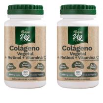 Kit 2 Colágeno Vegetal (Produto Vegano) 60 Cápsulas 500Mg