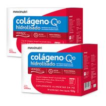 Kit 2 Colágeno Verisol 30x5g Frutas Vermelha + Q10 Maxinutri