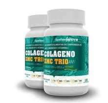 Kit 2 Colágeno ZMC Trio Tipos 1, 2 + Verisol Apisnutri 120 comprimidos Kit 2 Colágeno ZMC Trio Tipos 1, 2 + Verisol Apisnutri 120 comprimidos