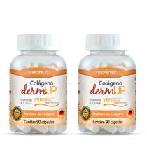 Kit 2 Colágenos DermUp Verisol e Vitaminas Maxinutri 90 Capsulas