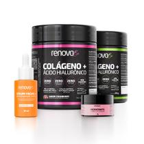 Kit 2 Colágenos + Hidratante Labial - Sérum - Renova Be