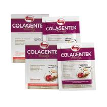Kit 2 colagentek beauty - maçã com canela - 30 sachês - vitafor Kit 2 colagentek beauty - maçã com canela - 30 sachês - vitafor