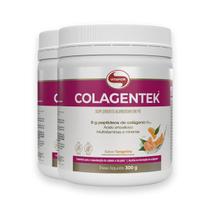 Kit 2 Colagentek Vitafor 300G Tangerina Kit 2 Colagentek Vitafor 300G Tangerina