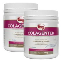 Kit 2 Colagentek Vitafor Colágeno Hidrolisado 300g