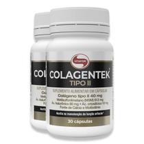 Kit 2 Colagentek Vitafor Tipo Ii 30 Cápsulas Kit 2 Colagentek Vitafor Tipo Ii 30 Cápsulas
