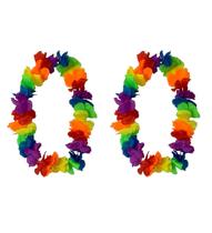 Kit 2 Colares Havaianos Grande Para fantasia Carnaval Festa