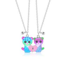 Kit 2 Colares Magnéticos Ursinhos Coloridos Melhores Amigas Azul-celeste Best Friends Kit 2 Colares Magnéticos Ursinhos Coloridos Melhores Amigas Azul-celeste Best Friends