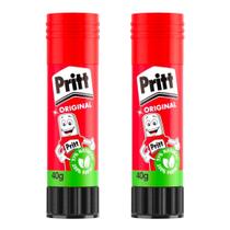 Kit 2 Colas em Bastão Pritt Original Lavável, 40g