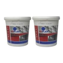 Kit 2 Colas HDFLEX 1 kg para rodapés, molduras e guarnições