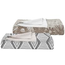 Kit 2 Colchas Solteiro Teka Allegro Plus 90 fios 150x230 cm