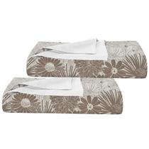 Kit 2 Colchas Solteiro Teka Allegro Plus 90 fios 150x230 cm