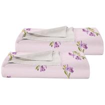 Kit 2 Colchas Solteiro Teka Allegro Plus 90 fios 150x230 cm