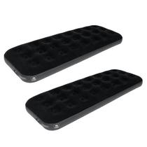 Kit 2 Colchões De Solteiro Infláveis Deluxe Comfort Preto Bel