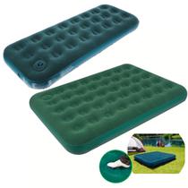 Kit 2 Colchões Inflavel Casal E Solteiro Bomba Ar Embutido