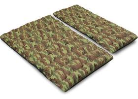 Kit 2 Colchonete Acampamento Retiro Camping Solteiro + Casal